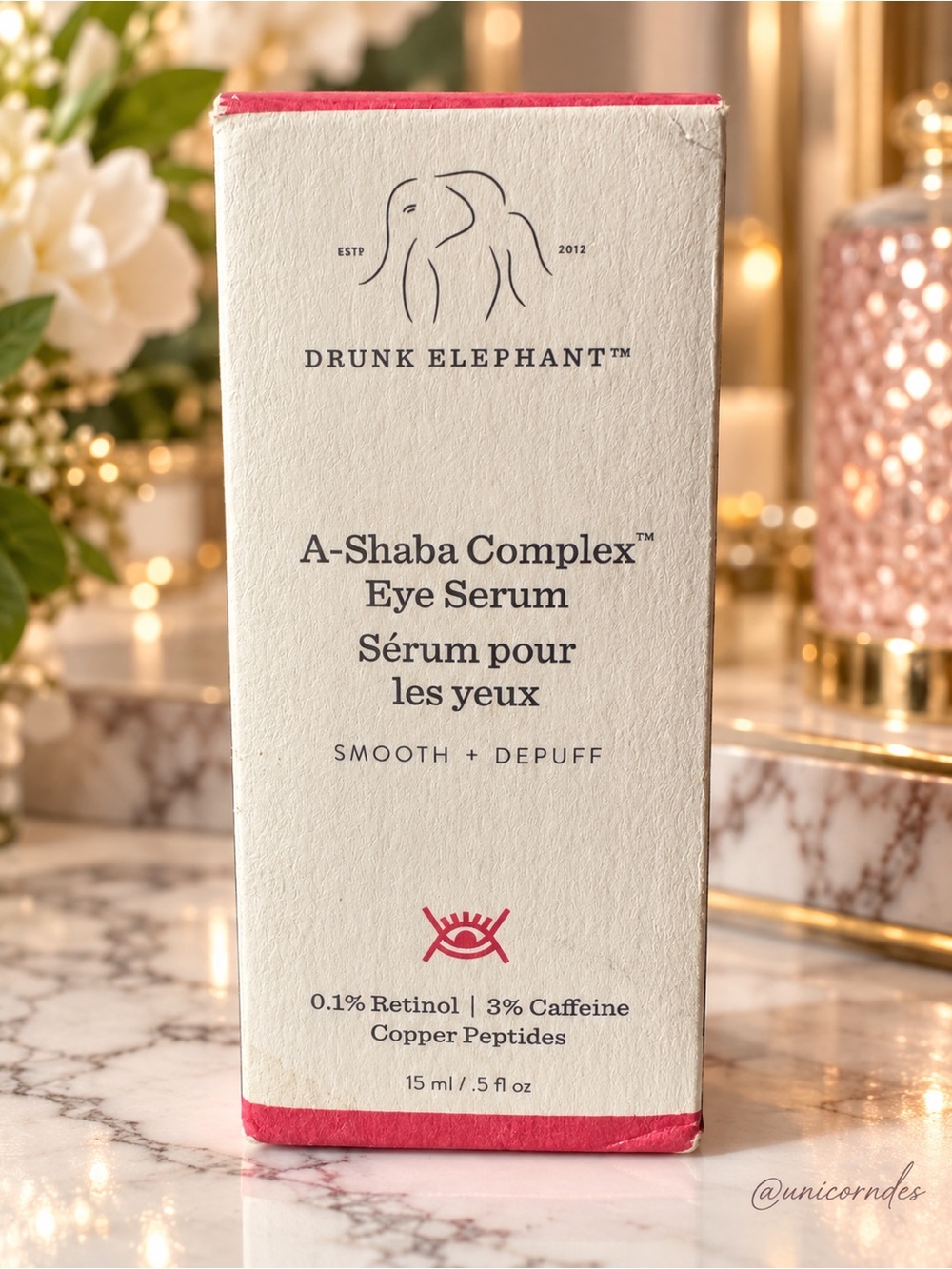 Drunk Elephant A-Shaba Complex Retinol Eye Serum 15ml Full Size New